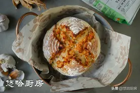 免揉面、免整形，二种材料一揉就能做的软欧包，蒜香扑鼻又开胃图片