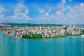 有一个地方叫做广东湛江鼎龙湾，中国南端大陆的旅游胜地图片