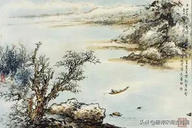 柳宗元的孤独：孤舟蓑笠翁，独钓寒江雪图片