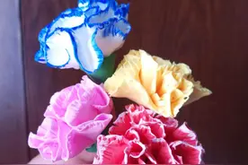 粘土花卉康乃馨制作教程图片