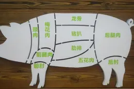 猪身上的6个部位，医生建议要少吃，大肠排最后，榜首很多人爱吃图片