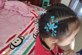 爸爸独自抚养的四个女儿，一样会干净漂亮图片
