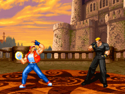 经典街机《饿狼传说》怪不得东丈没女朋友，原来训练时被鳄鱼咬了