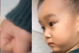 孩子看到“奥特曼被揍”的反应，握紧拳头不算啥，用手砸墙才叫绝图片