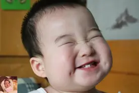 “酒窝宝宝”是妈妈的前世恋人，这些酒窝都好看，你家娃占几个？图片