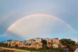 朋友圈刷屏！桂林上空的罕见双彩虹美景，每一张都是大片图片
