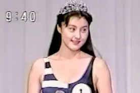 48岁藤原纪香晒二十岁选美照，白皙圆润大学女生，夺得冠军太轻松图片