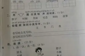 一年级语文下册语文园地四测评卷，附加学习方法图片