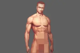 男人体系列丨肌肉糙汉丨人体怎么画丨PS板绘图片