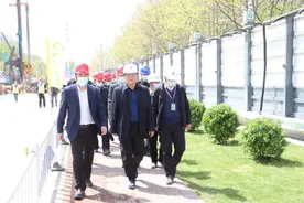 青岛地铁集团总经理王永亮到中铁1局青岛6号线项目部检查指导工作图片
