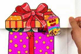 儿童手工教程｜节日主题画--祝福与爱的贺卡图片