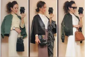 一位日本矮个子宝妈穿搭火了，休闲舒适接地气，休闲通勤都实用图片