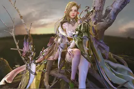 蝴蝶女神，这3D角色模型太香了！设计师 DaHyun Kwon ​​​图片