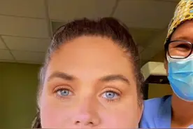 外国女子37周生下个大胖小子，体重超11斤，看起来像3个月大图片