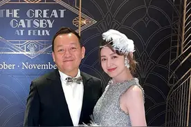 徐淑敏穿旧裙出席名流派对，获封节俭阔太，富商丈夫生意不如从前图片