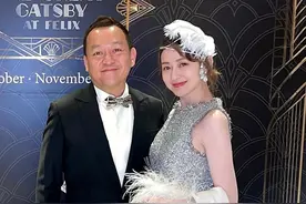 徐淑敏穿旧裙出席名流派对，获封节俭阔太，富商丈夫生意不如从前图片