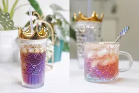星巴克 幻彩鱼鳞杯 颜值高！折射散发霓光　加皇冠盖子更贵气图片