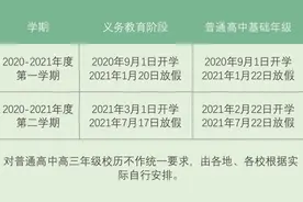 兴安盟中小学2020年暑假及2020-2021学年度开学、放假时间定了！图片