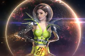 杨颖自创虚拟自己Angela 3.0！同框登杂志封面，网友：人造人造人图片