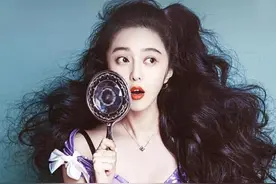 范冰冰招仇恨能力满分！这发量让人发酸，全靠这会喝水的干发帽图片