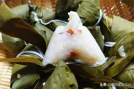 包粽子只需折三下，缠一圈绳子，个个饱满紧实，既划算又好吃图片