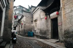 傍晚的赣州古浮桥，是我今年看过最美的画面图片