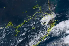 上海迪士尼突降特大暴雨，是台风先兆！分析：更凶灿都本体马上到图片