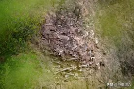 雨水冲刷山西古城遗迹，黄土崖上放羊人发现累累白骨，啥情况图片