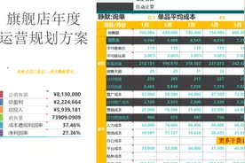 「电商运营」电商人必备运营表格-运营计划篇图片