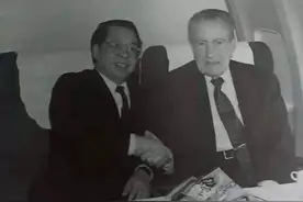 尼克松最后一次访华图片