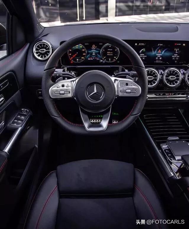 实拍 | 全新奔驰B级B200,AMG套件加身,内饰都没得说