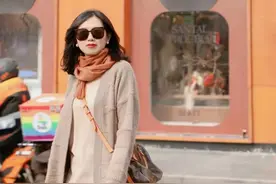 这才是“梨形身材”该有的穿搭，她体重120斤，靠穿搭显瘦又气质图片