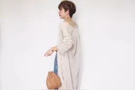 35岁日本短发姐姐个矮品位高，穿搭温柔舒服，简约优雅图片