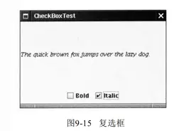 Java Swing用户界面组件：复选框+ 滑块+组合框+边界+单选按钮图片