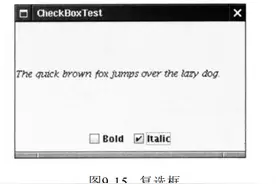 Java Swing用户界面组件：复选框+ 滑块+组合框+边界+单选按钮图片