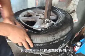 补胎后要做动平衡吗？为何修理店偏偏不做呢，老板道出了实情图片