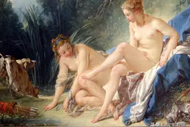 淋浴后的戴安娜图片