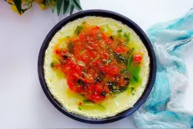 早起没食欲，来盘番茄蒸蛋，10分钟上桌，嫩滑鲜香，开胃又舒服图片