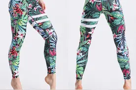 义乌老板研发“闪瞎眼”的打底裤，月销2万件，供不应求图片