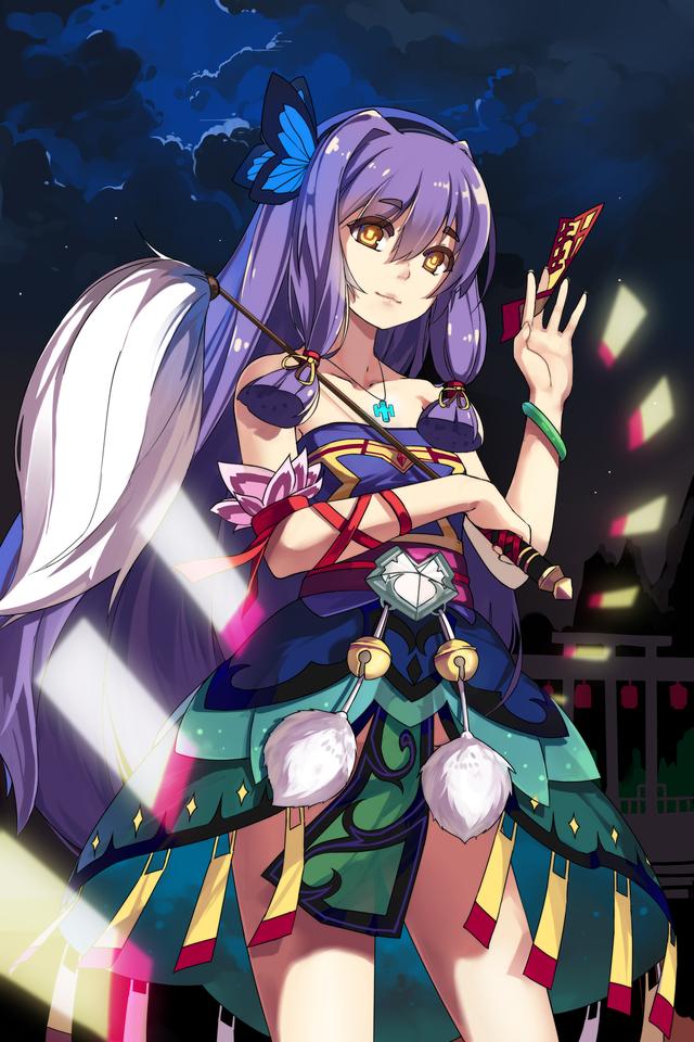 唯美国漫风格《三国罗曼史》游戏卡牌高清原画 女性版三国人物欣赏