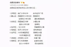 重磅！合肥248个小区超77%热门学区房价格上涨图片