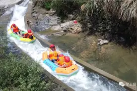 全程4.5公里，落差188米，岳西这个超刺激的漂流，等你来图片