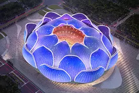 谁说恒大新球场不美？中国风代表文化自信图片