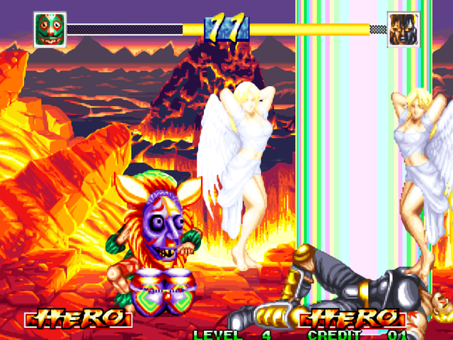 经典街机《世界英雄》极度残忍的必杀技，让人无法释怀的秘密花园