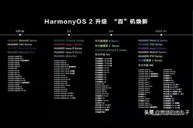 华为发布鸿蒙系统后，有哪些手机可以升级，又如何进行版本升级图片