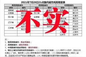 网传成都划为“极高风险城市”？记者求证：国家未划定风险城市图片