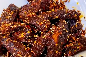 想吃牛肉干别再买了，大厨教你自制牛肉干，肉香浓郁，比买的好吃图片