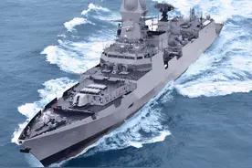 P15B驱逐舰正式交付，满载排水量超8000吨，配备48单元垂发图片