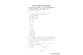 2020年山东省威海市中考试卷含解析图片