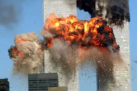 直击“911事件”现场：人们绝望地从大厦跳下，场景如同世界末日图片